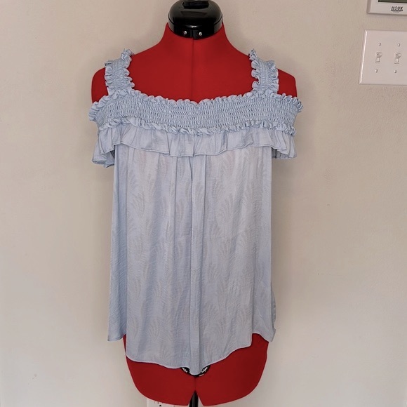 Anthropologie Fin Open Shoulder Too Size Medium - Picture 5 of 11